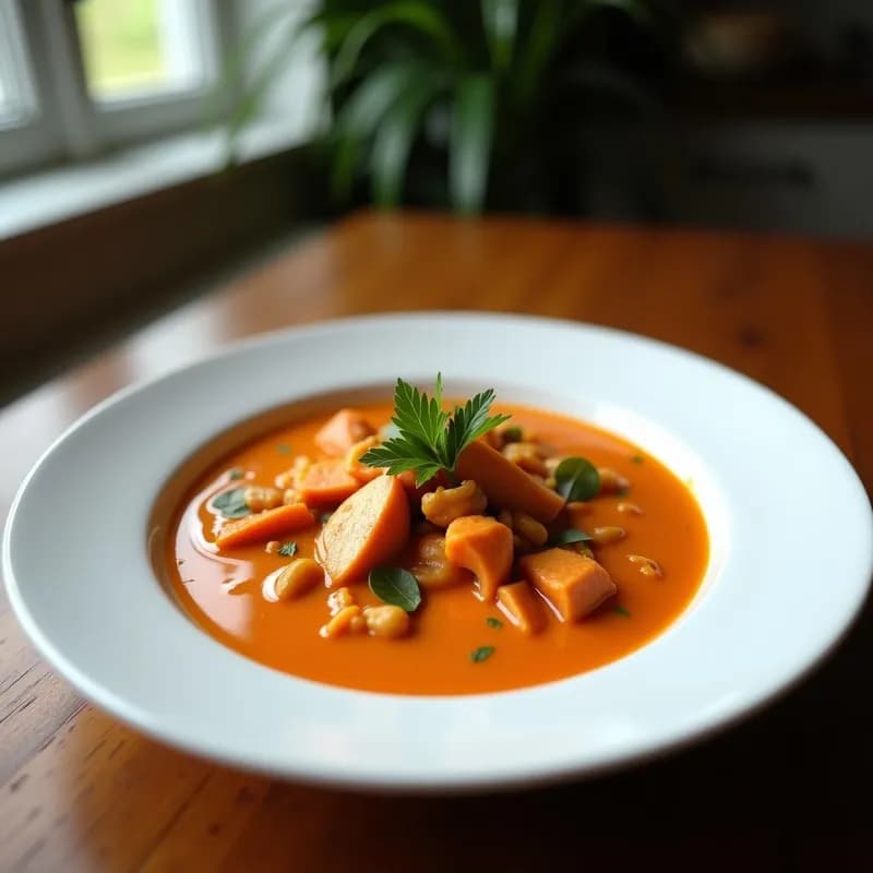 Curry Rojo Vegano con Leche de Tigre: Receta Tailandesa en 20 Minutos