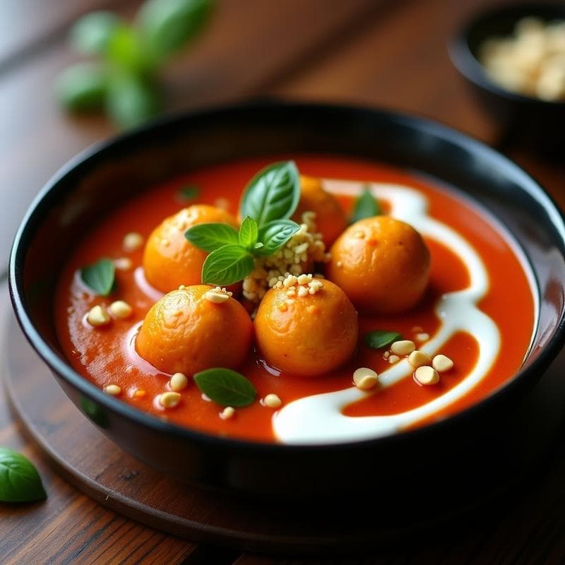 Curry Tailandés de Pollo y Lichi: Receta Dulce-Salada en Olla Lenta en 4 Horas