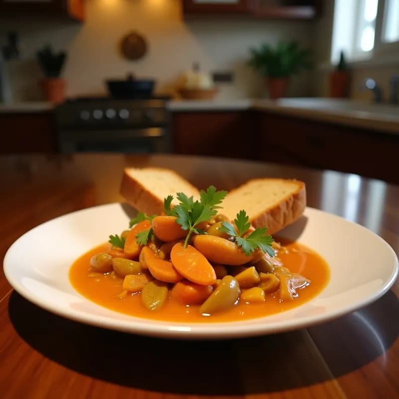 Curry Thai de Verniegas: Receta en Sartén con Pan Toast Crujiente y Aromas Exóticos