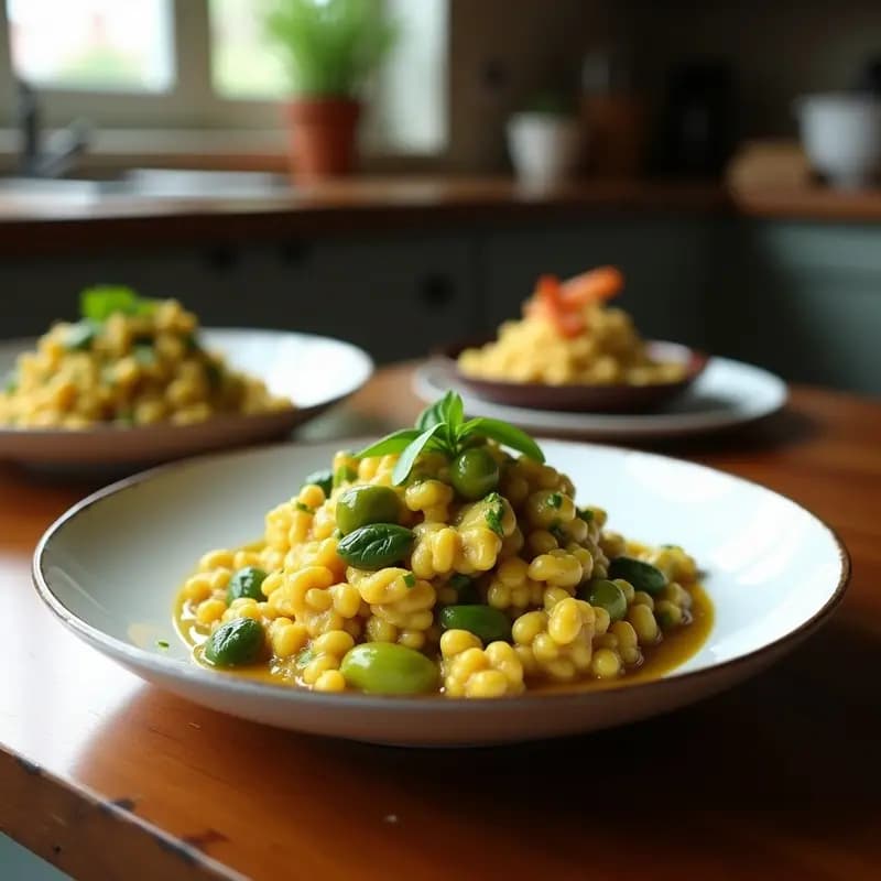 Curry Verde Tailandés con Piña: Receta Ácida y Exótica en 25 Minutos