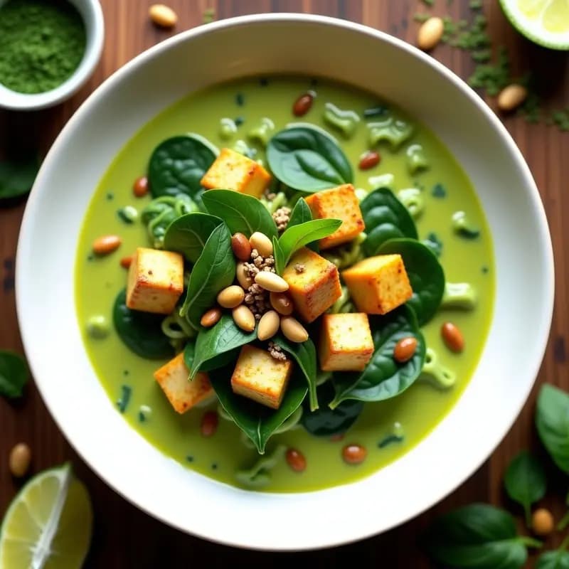 Curry Thai Verde con Algas Espirulina: Receta Alta en Proteína y Supernutrientes