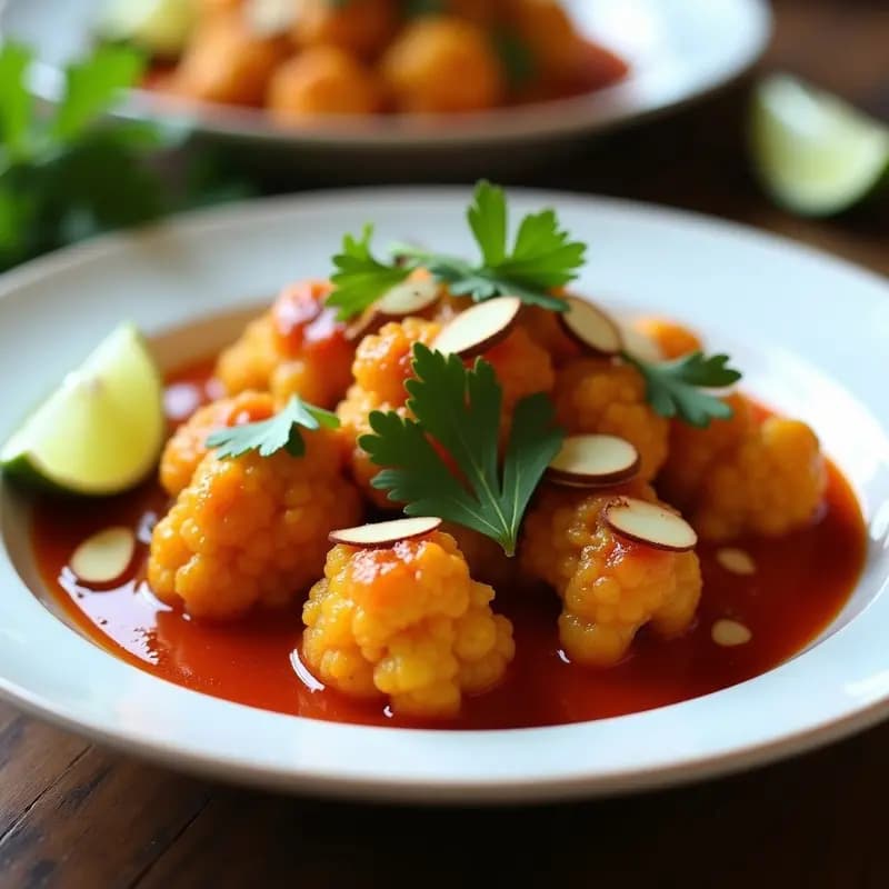 Curry Tailandés de Coliflor al Airfryer: Receta de Verniz Rojo Rápida y Sin Gluten