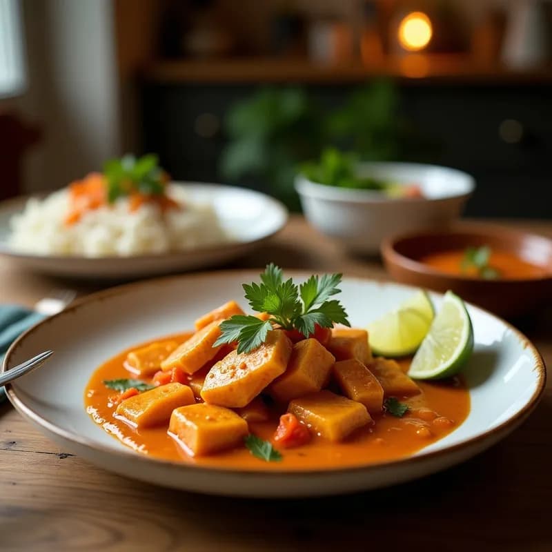 Curry Thai de Verniza con Piña: Receta Auténtica y Rápida en 25 Minutos