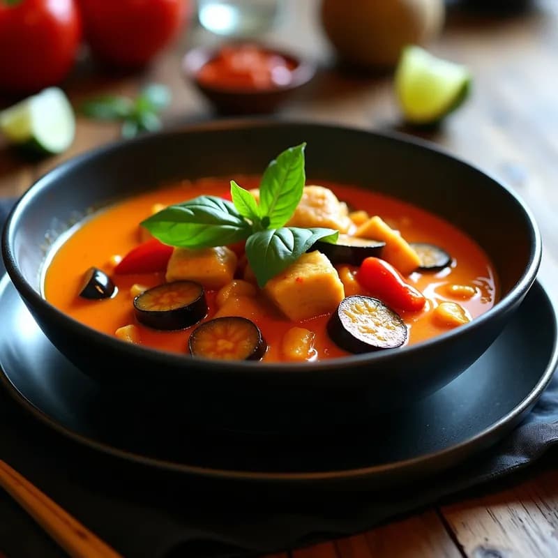 Curry Thai de Verniza Roja: Receta en Airfryer Sin Remover y Ultracremosa
