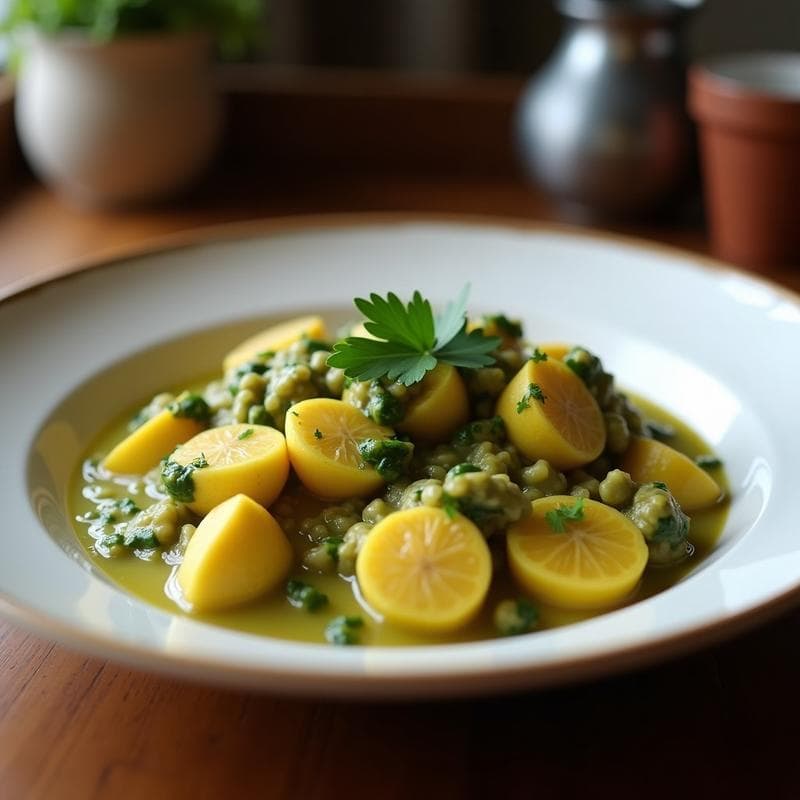 Curry Verde de Caldillo de Costilla con Espinacas: Receta Tailandesa en Olla Lenta
