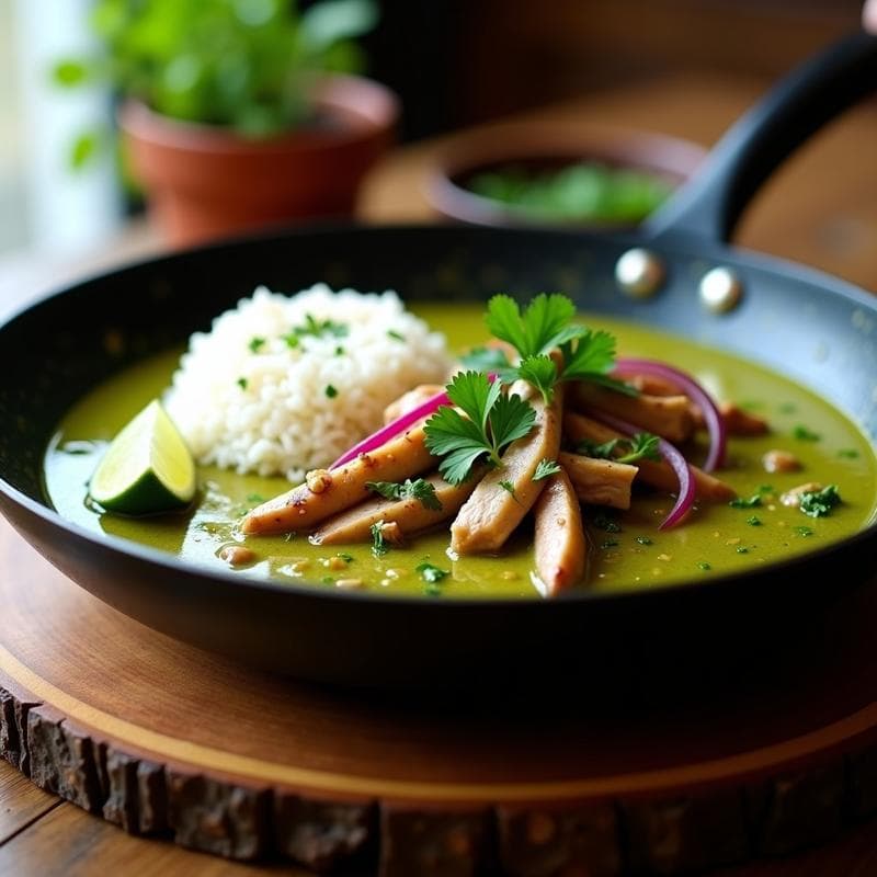 Curry Verde Peruano con Lomo Saltado: Receta Fusion en 30 Minutos con Toque Exótico