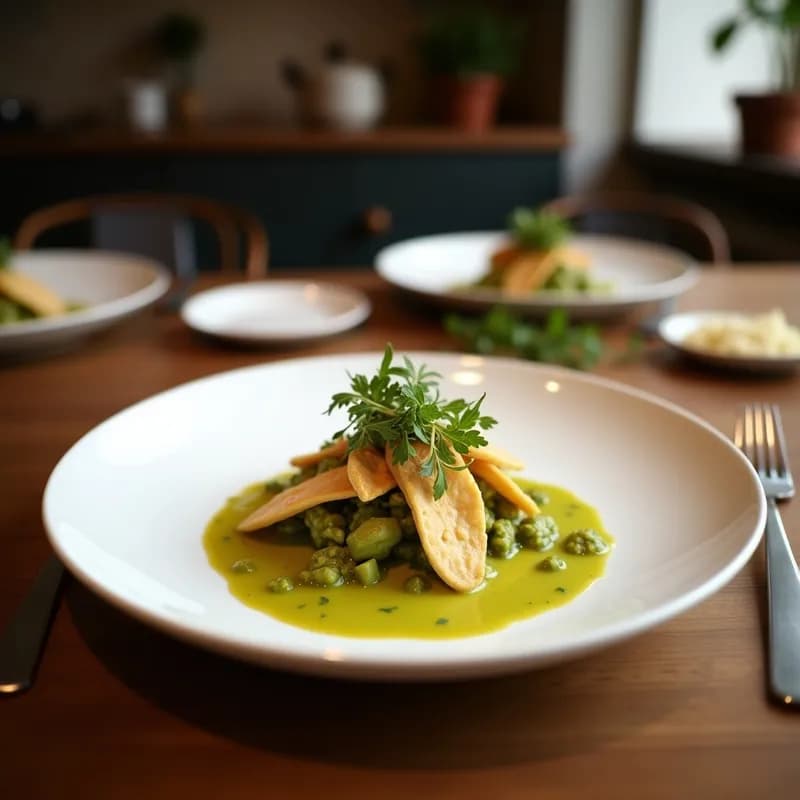 Curry Verde Tailandés con Hongos Oyster: Receta en 25 Minutos con Toque Umami