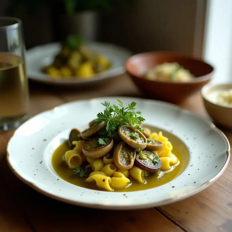 Curry Verde Tailandés con Hongos Portobello: Receta Vegana y Reconfortante en 30 Minutos
