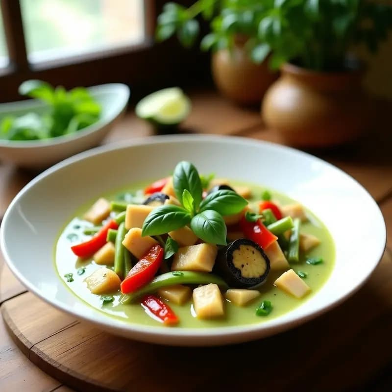 Curry Verde Tailandés Light: Receta en Airfryer con Menos Calorías y Máximo Sabor