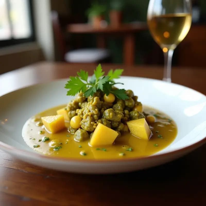 Curry Verde Tailandés: Receta Auténtica en Olla Lenta para Sabores Profundos