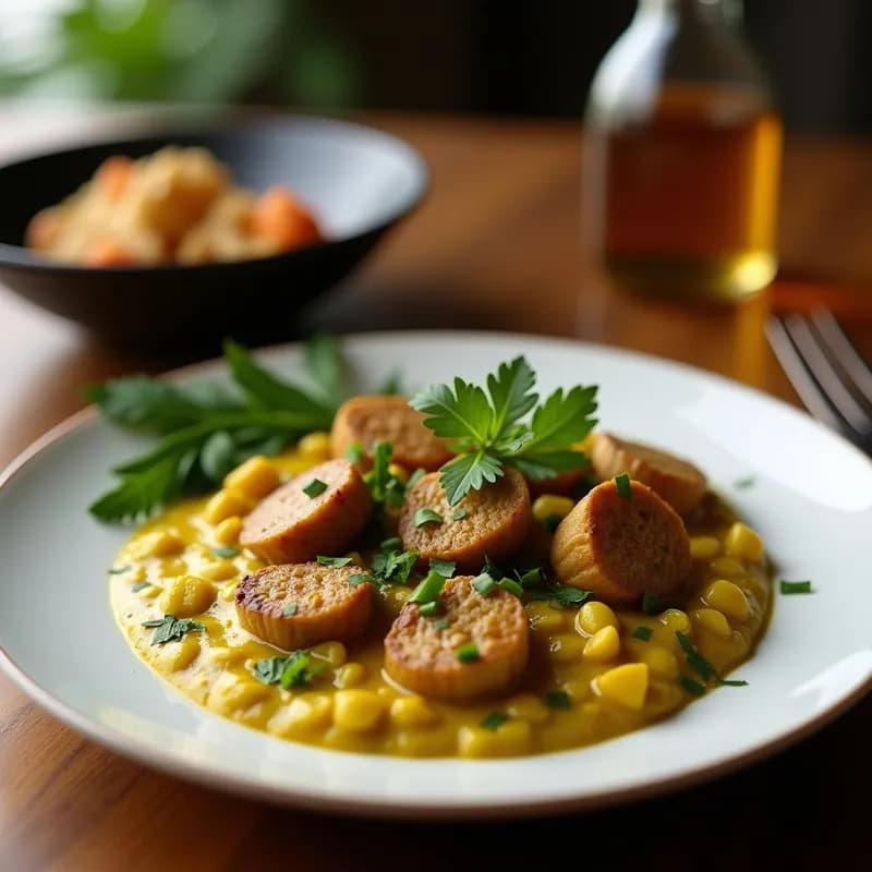 Curry Verde Tailandés con Ternera: Receta en Airfryer Sin Remover y Ultracremoso