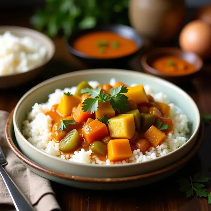 Curry de Verduras y Coco: Receta Express en Instant Pot para Dietas Saludables