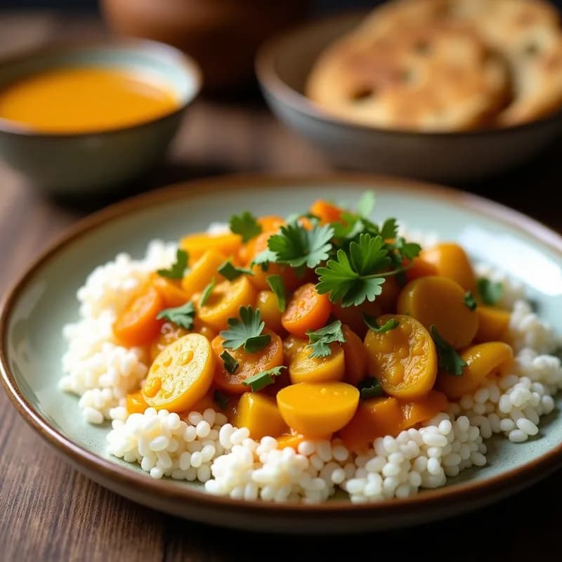 Curry de Verduras y Coco: Receta en Thermomix Cremosa y Vegana