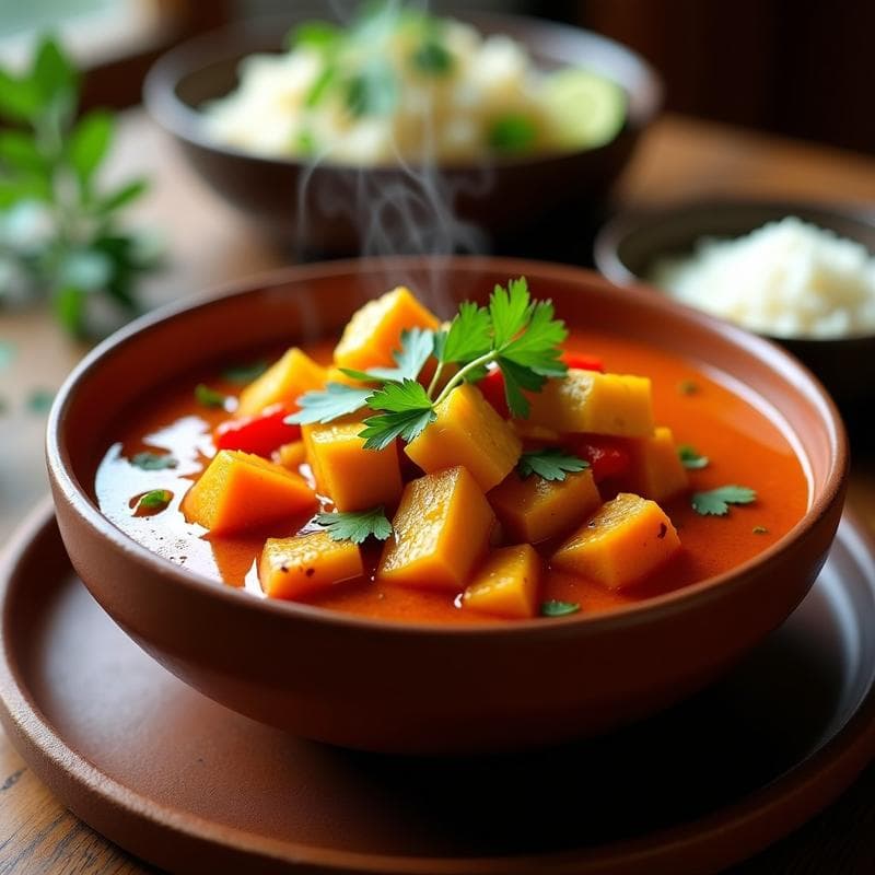 Curry de Verduras y Tofu: Receta en Olla Lenta con Sabor Profundo y Nutritivo