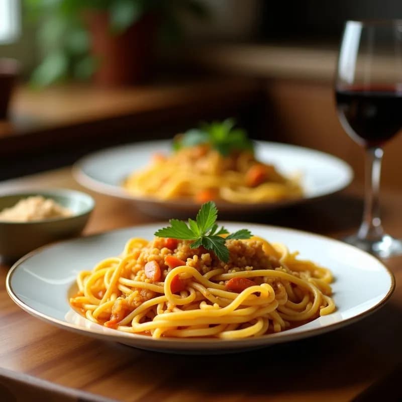 Curry de Vermicelli de Arroz: Receta Thai Auténtica y Sin Gluten en 25 Minutos