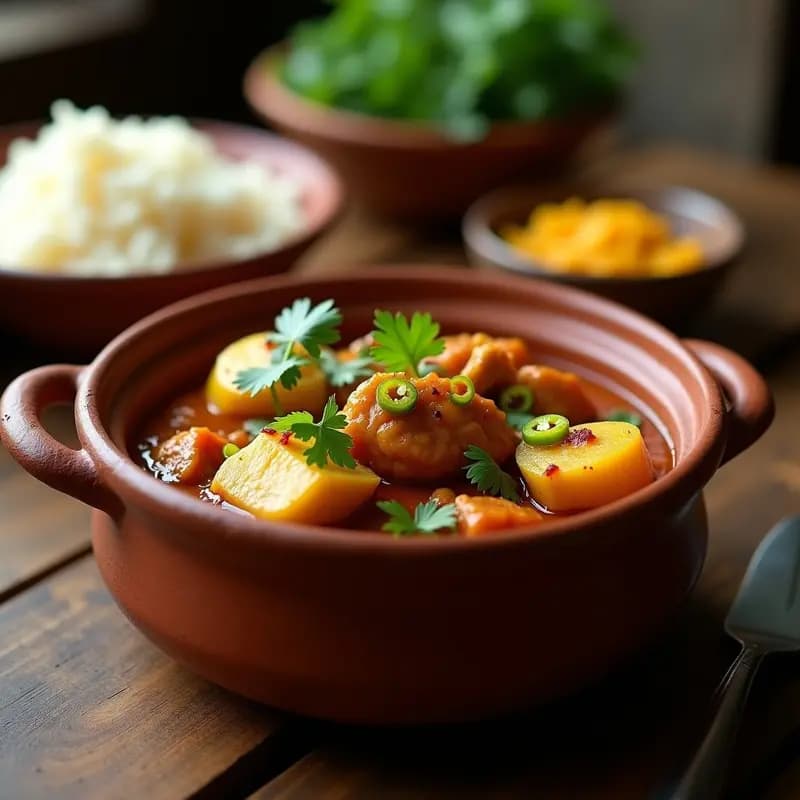 Currytail de Callos de Pollo: Receta Trinidadiana Picante y Reconfortante