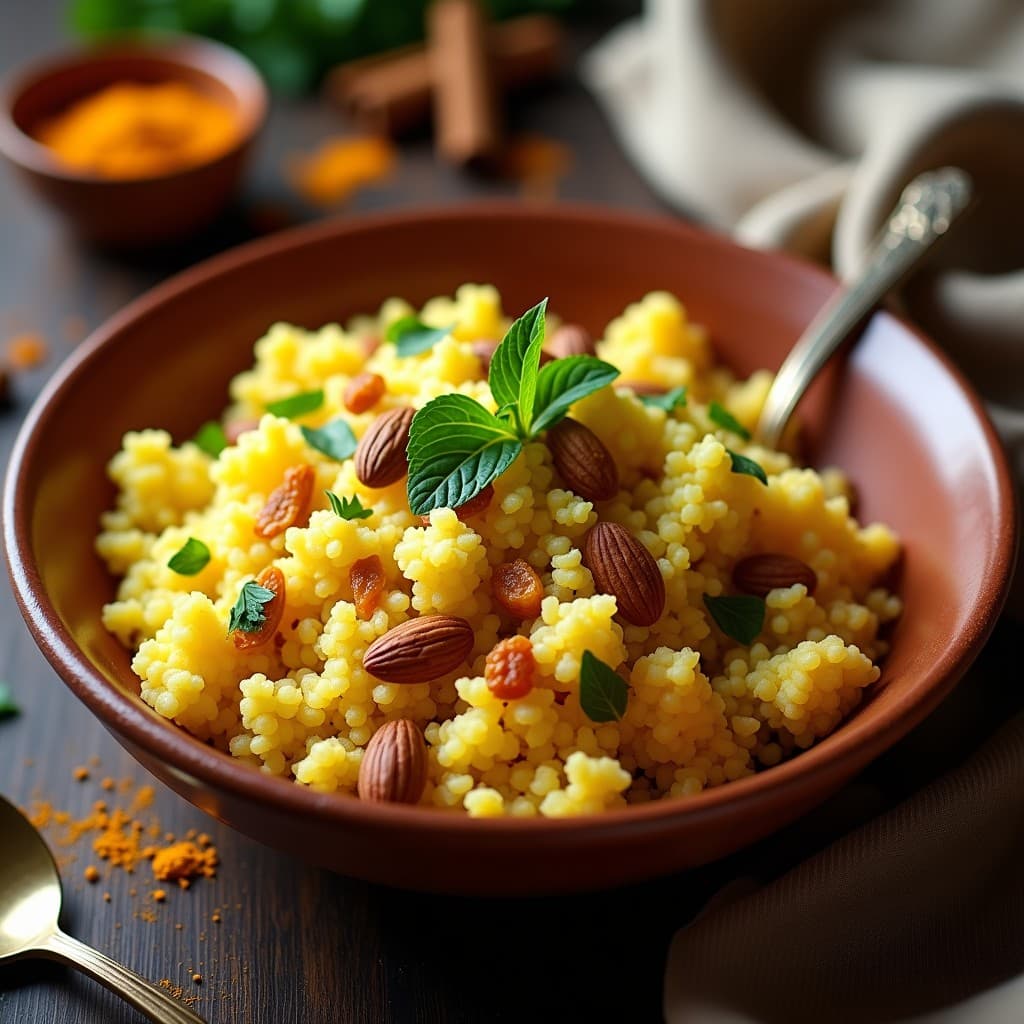 Cuscús de Coliflor con Pasas y Almendras: Receta Sin Gluten y Vegana al Estilo Marocí