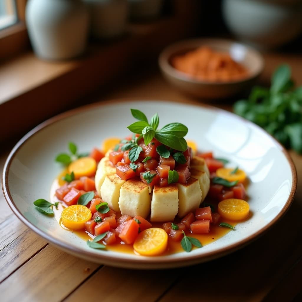 Cuscús de Coliflor con Pasas y Piñones Tostados: Receta Árabe Keto y Sin Gluten