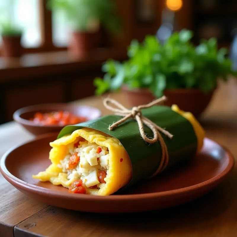 Cusuco de Yuca con Queso y Chicharrón: Receta Colombiana Tradicional en Hoja de Bijao