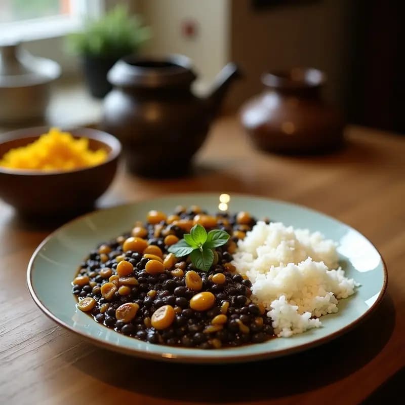 Dahl de Lentejas Negras con Coco: Receta India Keto en Olla Exprés