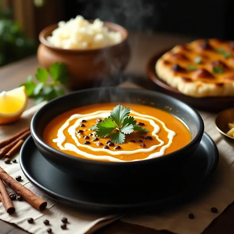 Dahl Makhani: Lentejas Negras con Crema y Especias al Estilo Punjabí