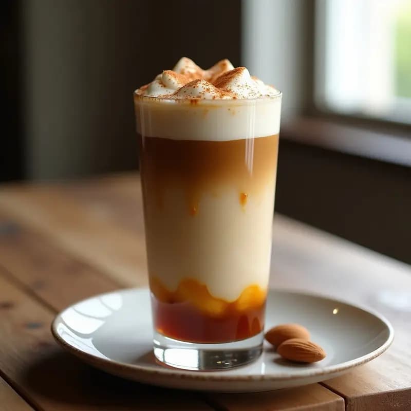 TikTok Dalgona Coffee con Leche de Almendras: Receta Coreana Sin Azúcar y Vegana