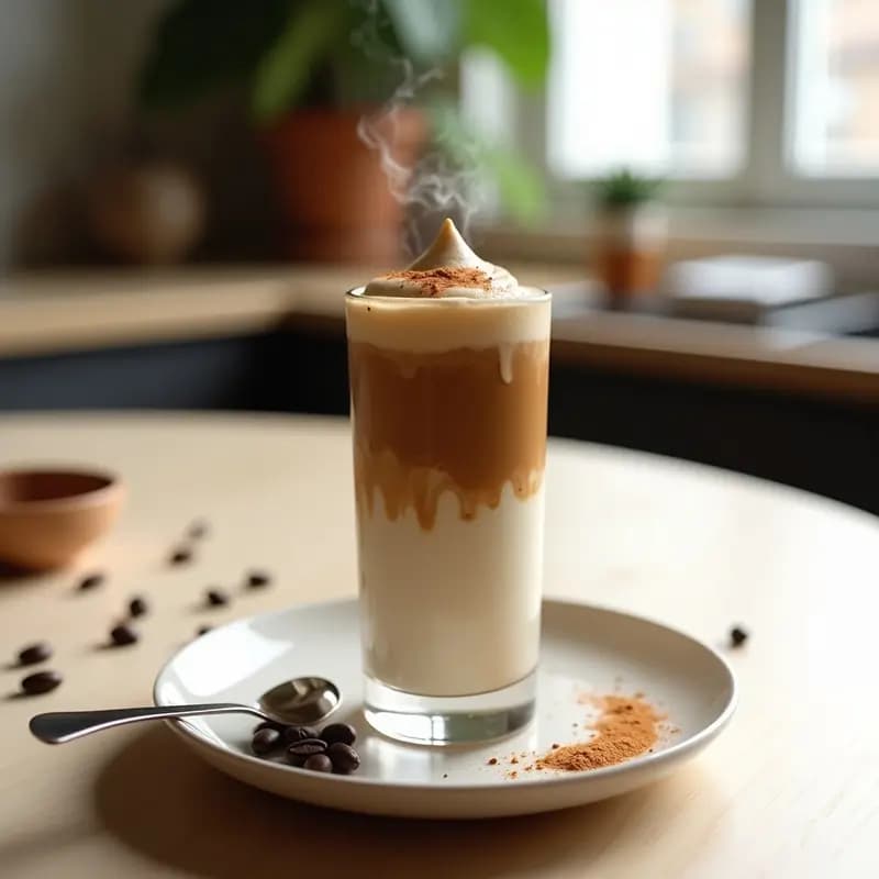TikTok Dalgona Coffee con Proteína de Guisante: Bebida Coreana Energetica Sin Azúcar