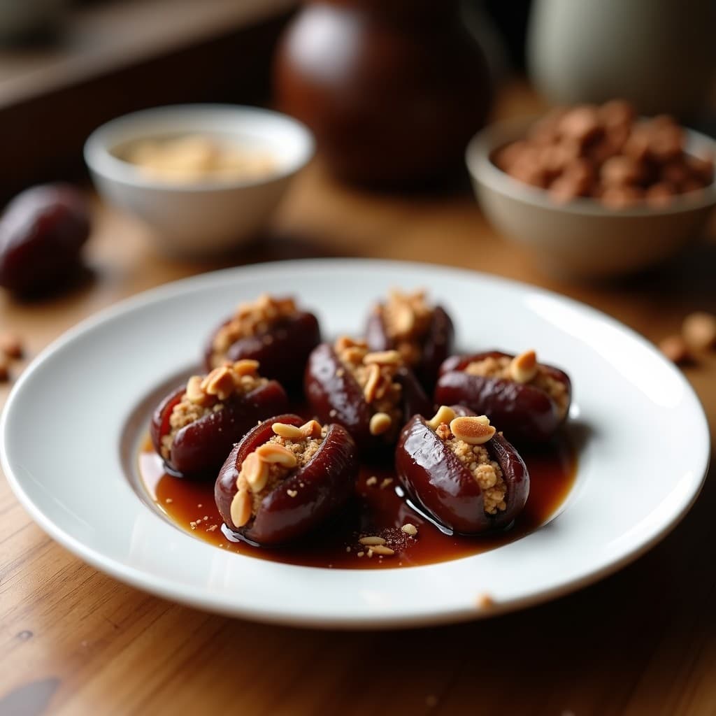 Dátiles Rellenos de Almendra y Cacao: Postre Crudivegano Sin Horno y Energético