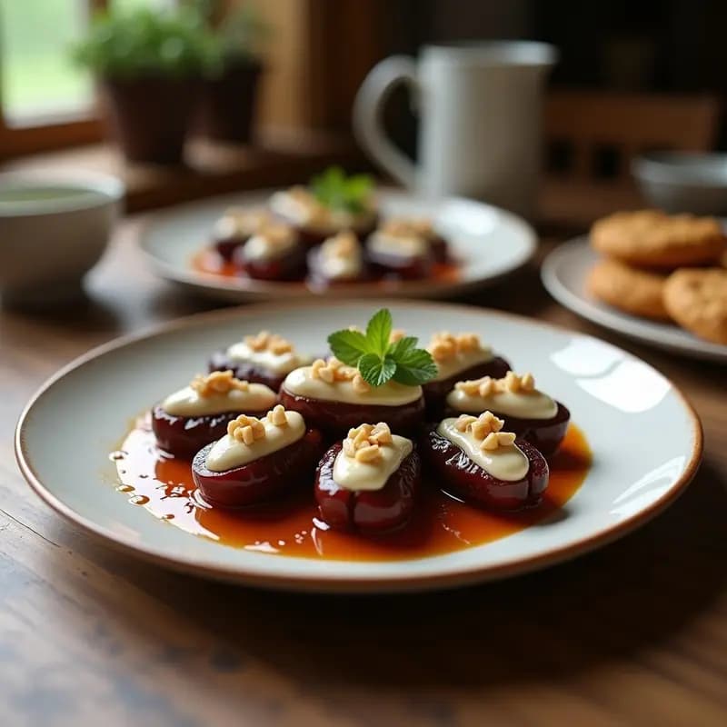 Dátiles Rellenos de Mantequilla de Anacardo y Coco: Snack Energético Sin Azúcar