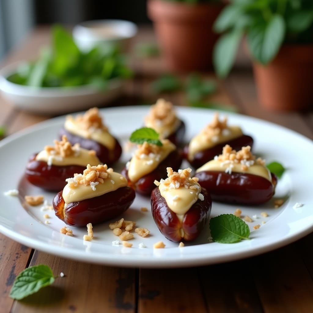 Dátiles Rellenos de Queso de Anacardos y Nueces: Postre Vegano Sin Horno y Alta en Calcio