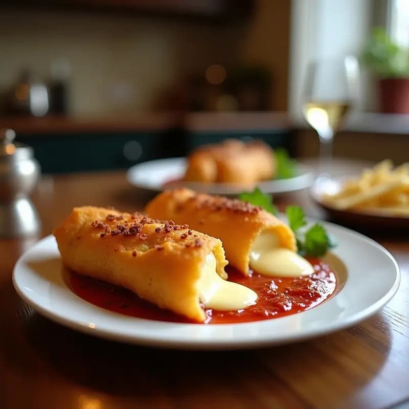 Deditos de Queso con Jamón Rellenos y Fritos: Receta Crujiente y Adictiva