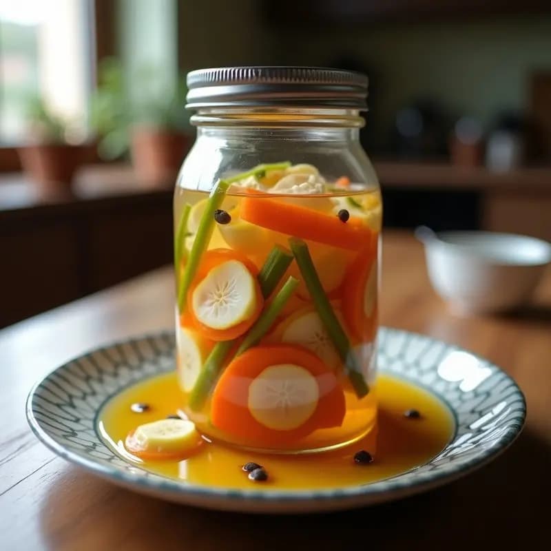  Dennochas en Escabeche con Zanahoria y Cebolla: Tapa de Bar en Frasco
