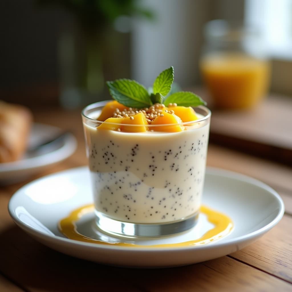 Desayuno de Chía con Leche de Cáñamo y Granadilla: Receta Sin Lácteos y Alta en Omega-3