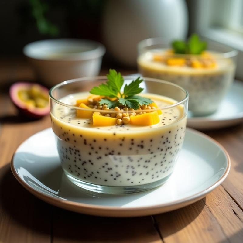 Desayuno de Chía con Leche de Tigre y Fruta de la Pasión: Receta Detox y Alta en Omega-3