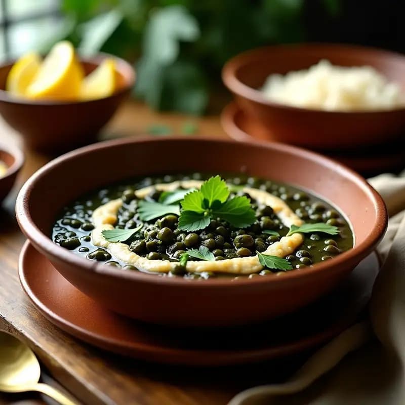 Dhal de Lentejas Negras con Espinacas y Jengibre: Receta India Sin Gluten y Alta en Hierro