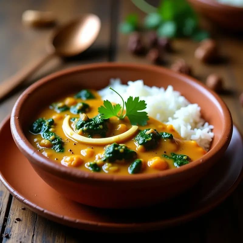 Dhal Makhani con Espinacas y Jackfruit: Receta India Vegana al Estilo Punjab