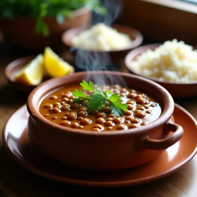 Dhal Makhani Indio con Garbanzos Negros: Receta Cremosa y Alta en Proteína Vegana