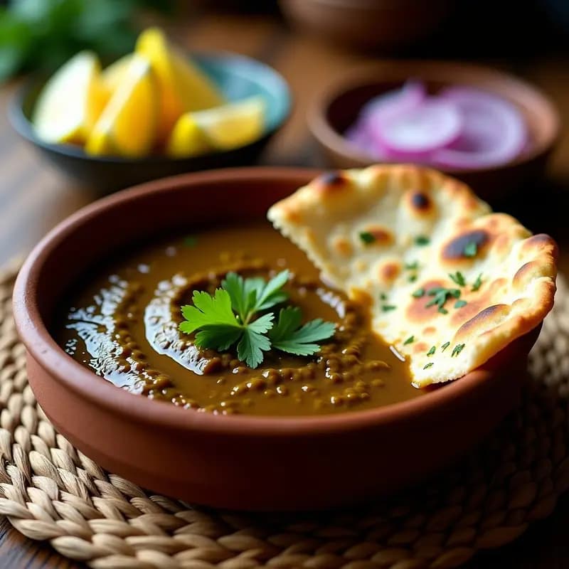 Dhal Makhani con Garlic Naan de Coliflor: Receta India Vegana y Sin Gluten