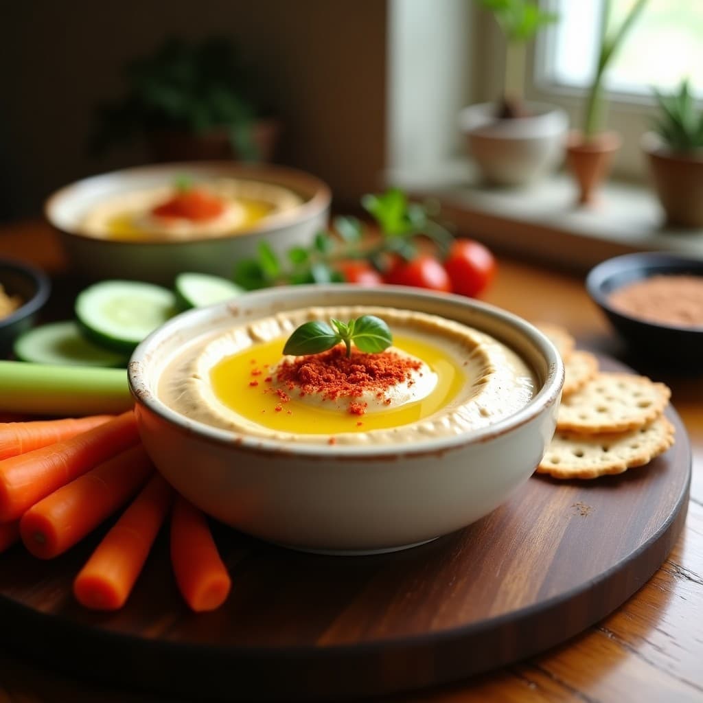 Dip de Anacardos Ahumados y Pimentón de la Vera: Aperitivo Vegano al Estilo Español