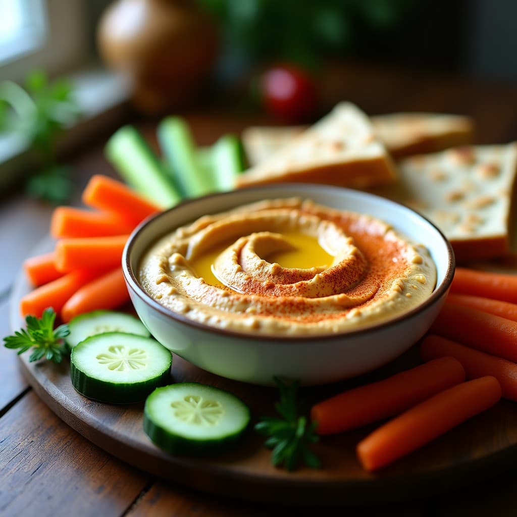Dip de Anacardos y Pimentón Ahumado: Receta Vegana Sin Lácteos para Snacks
