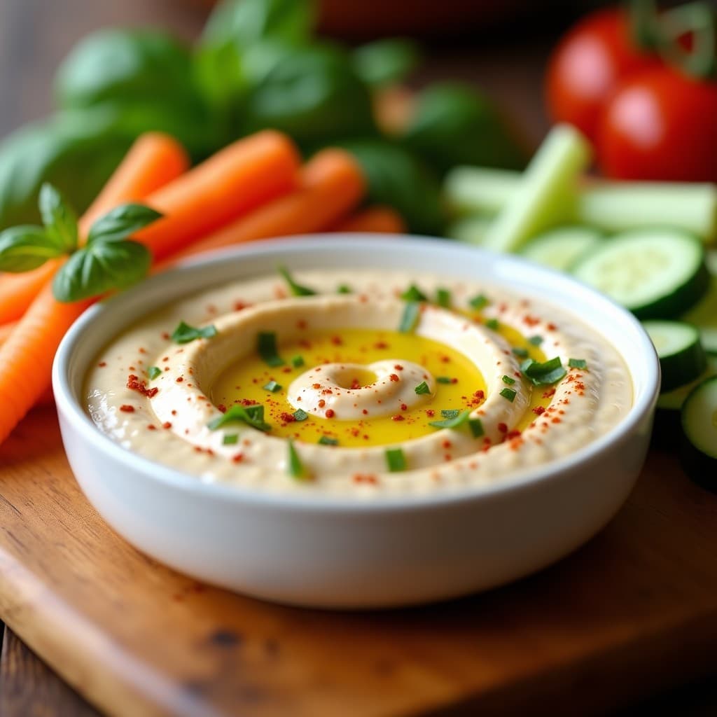 Dip de Anacardos y Tomate Seco con Aceite de Albahaca: Aperitivo Vegano sin Lácteos