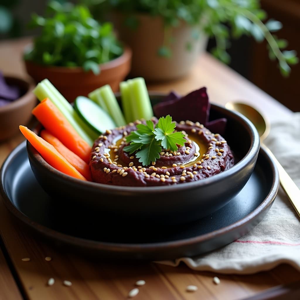 Dip de Berenjena Ahumada y Huacatay: Aperitivo Peruano con Toque Herbáceo en Thermomix
