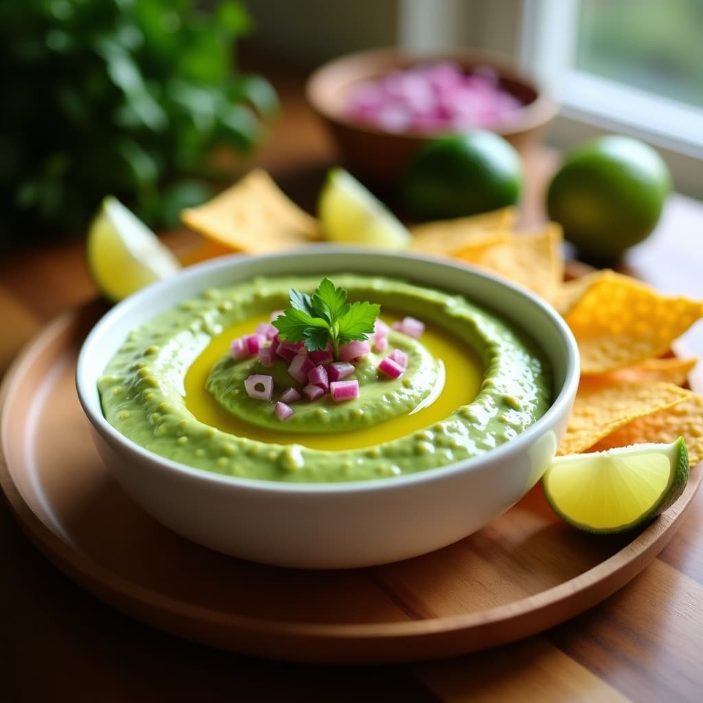 Dip de Guacamole con Yogur Griego y Cilantro: Receta Mexicana Probiótica en Thermomix
