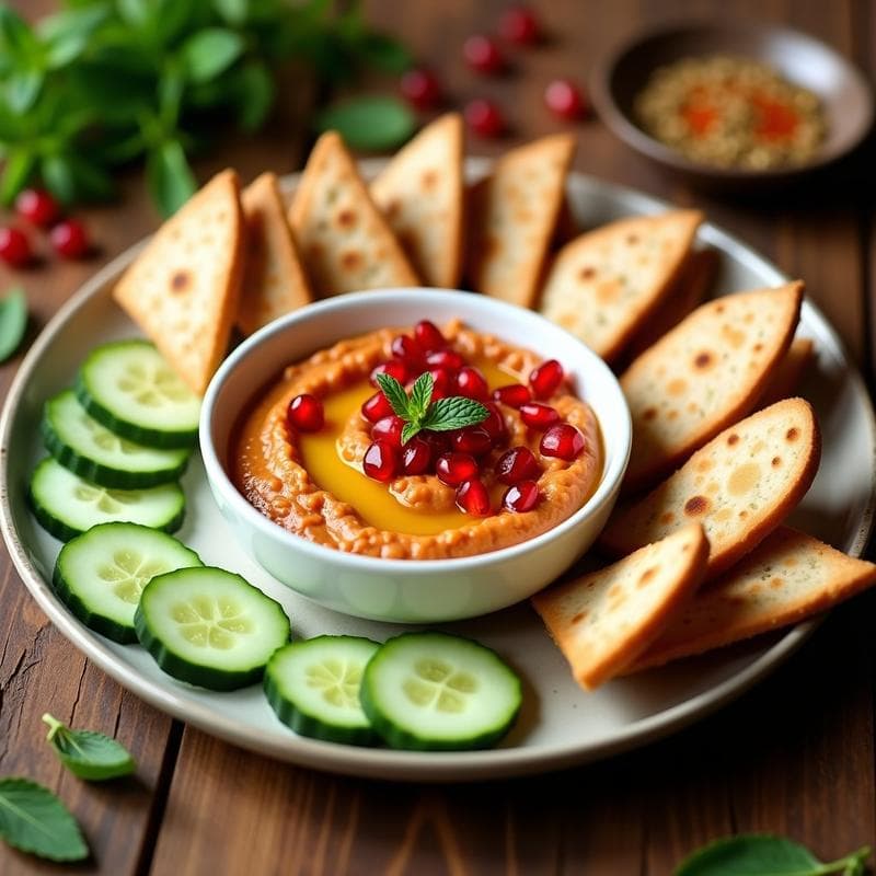 Dips de Lentejas Corail con Ajo Asado: Aperitivo Libanés Vegano y Sin Cocción