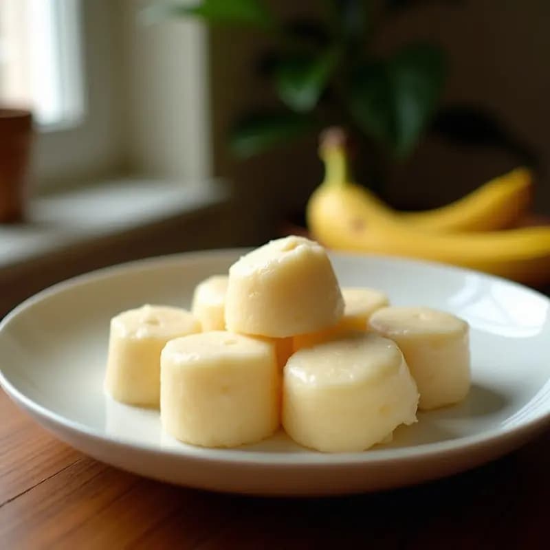 Dodol de Plátano Macho y Leche de Coco: Postre Indonesio Sin Azúcar Refinado