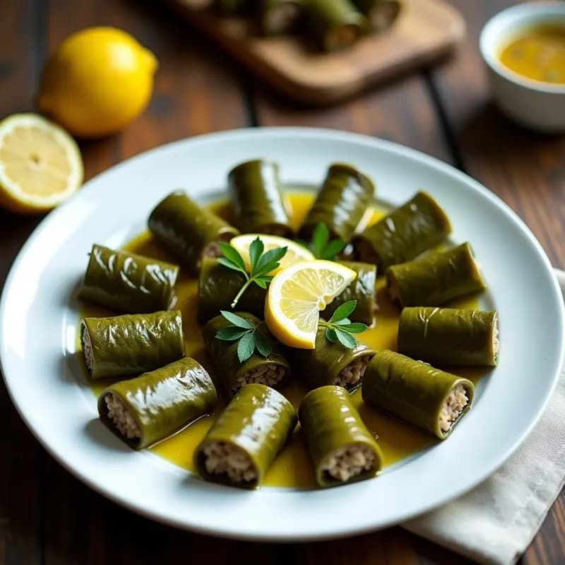 Dolma Armenios de Hoja de Parra con Arroz y Limón: Receta Vegana y Sin Gluten