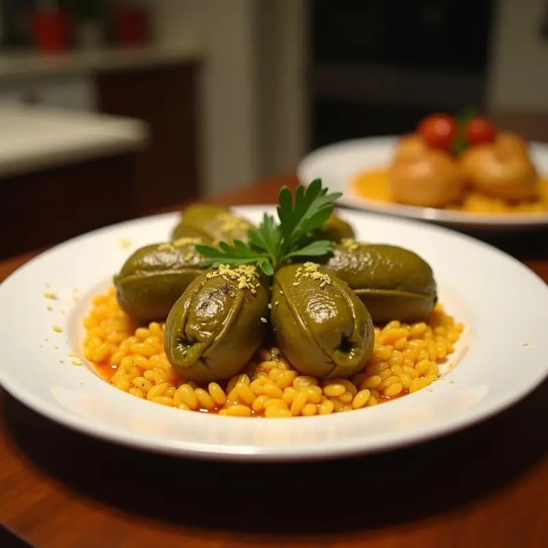 Dolmades de Calabacín Rellenos de Arroz Salvaje y Pasas: Receta Griega Sin Gluten