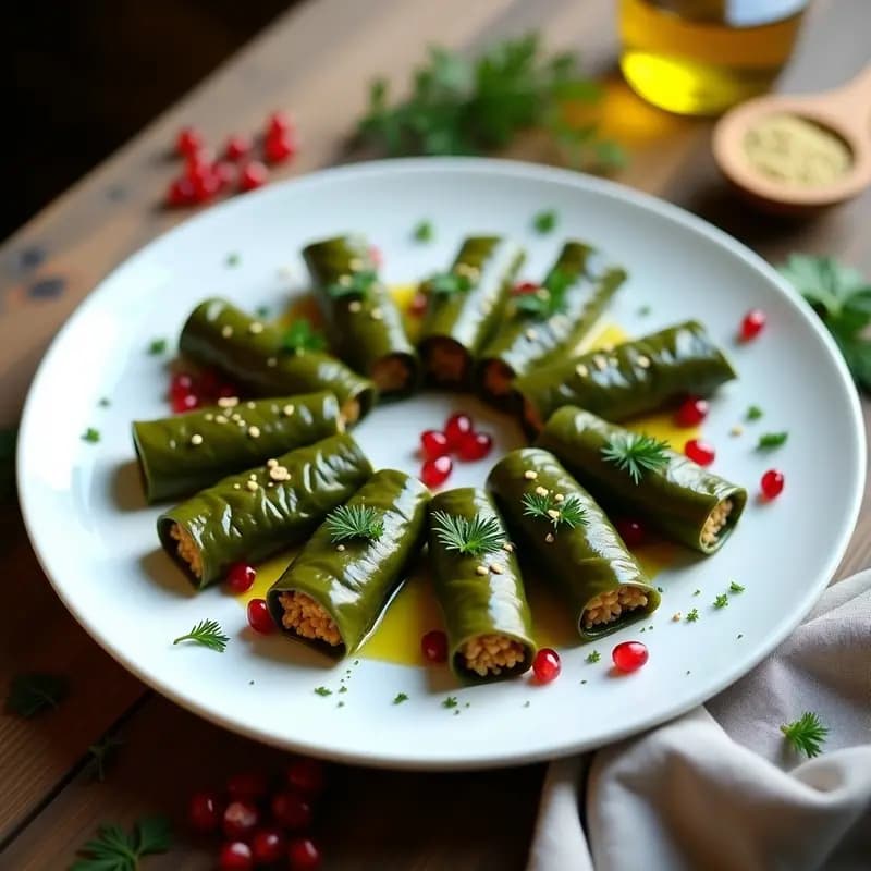 Dolmades de Espinacas y Arroz Integral: Rollitos Griegos Sin Carne y Envitados