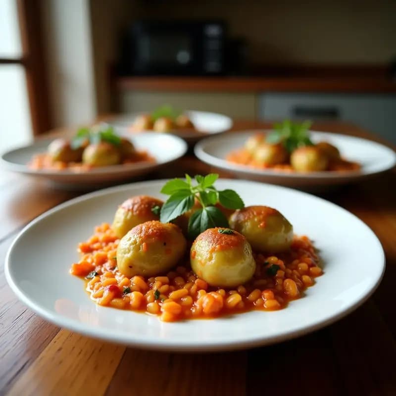 Dolmades Griegos Rellenos de Arroz Salvaje y Piñones: Aperitivo Mediterráneo Sin Gluten