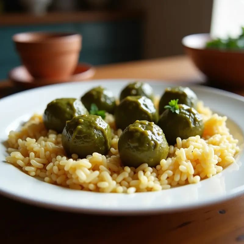 Dolmades Griegos de Hoja de Parra y Arroz Basmati: Entrante Mediterráneo en 20 Minutos